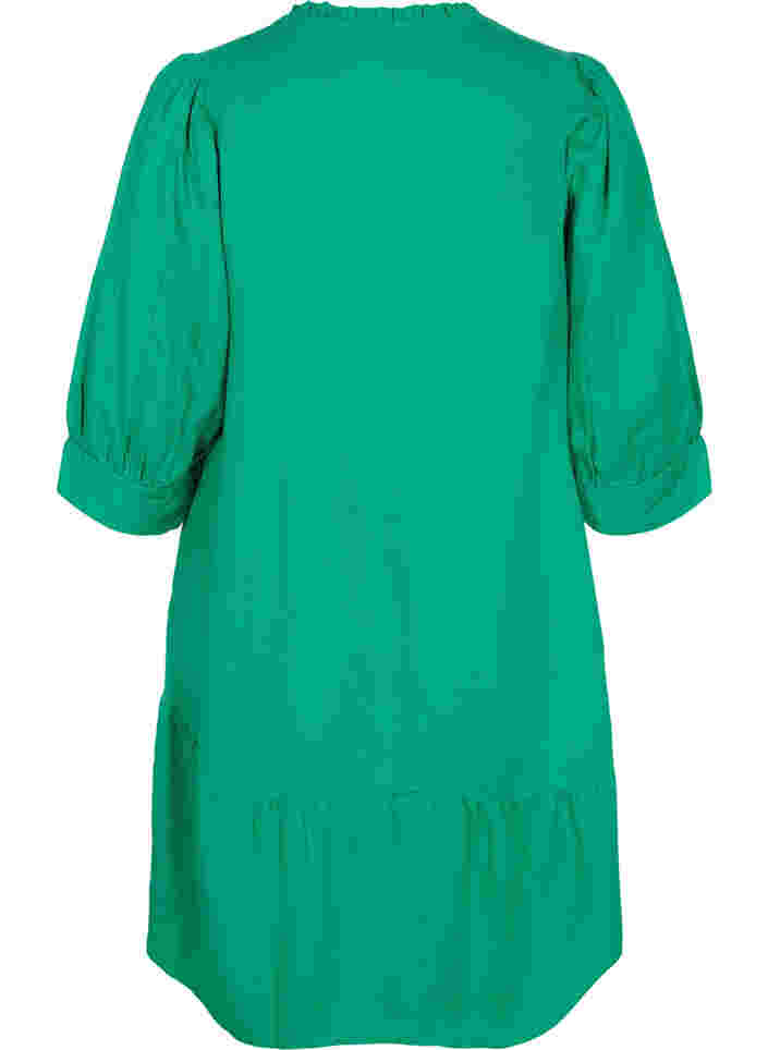 Kjole med 3/4 ærmer, Jolly Green, Packshot image number 1