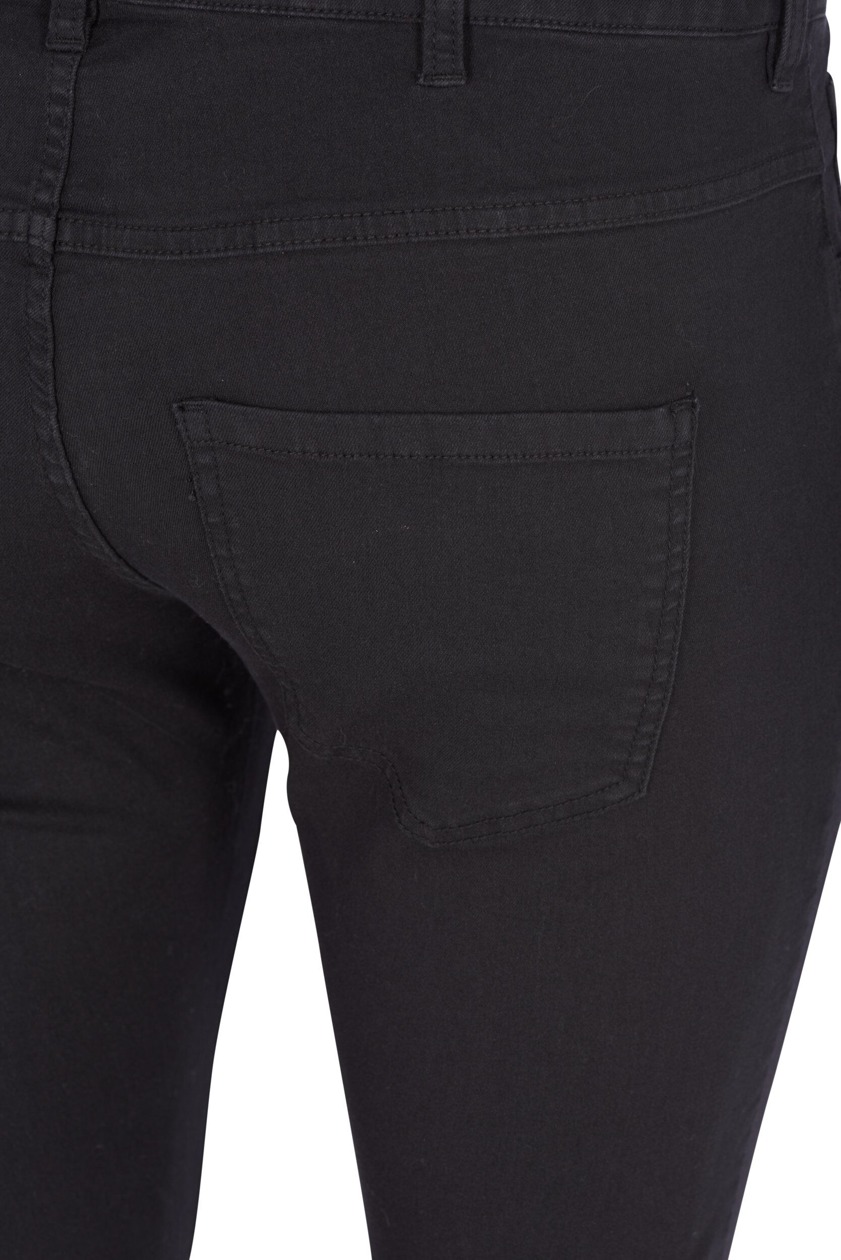 Zizzi H&oslash;jtaljede super slim Amy jeans, Sort, Packshot image number 2