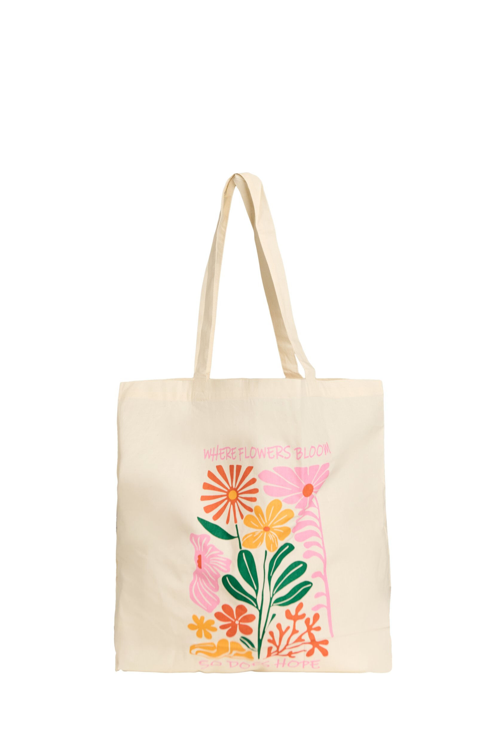 ZizziTotebag med print, Lyser&oslash;d, Packshot image number 0