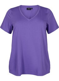 Kortærmet t-shirt med v-udskæring, Ultra Violet