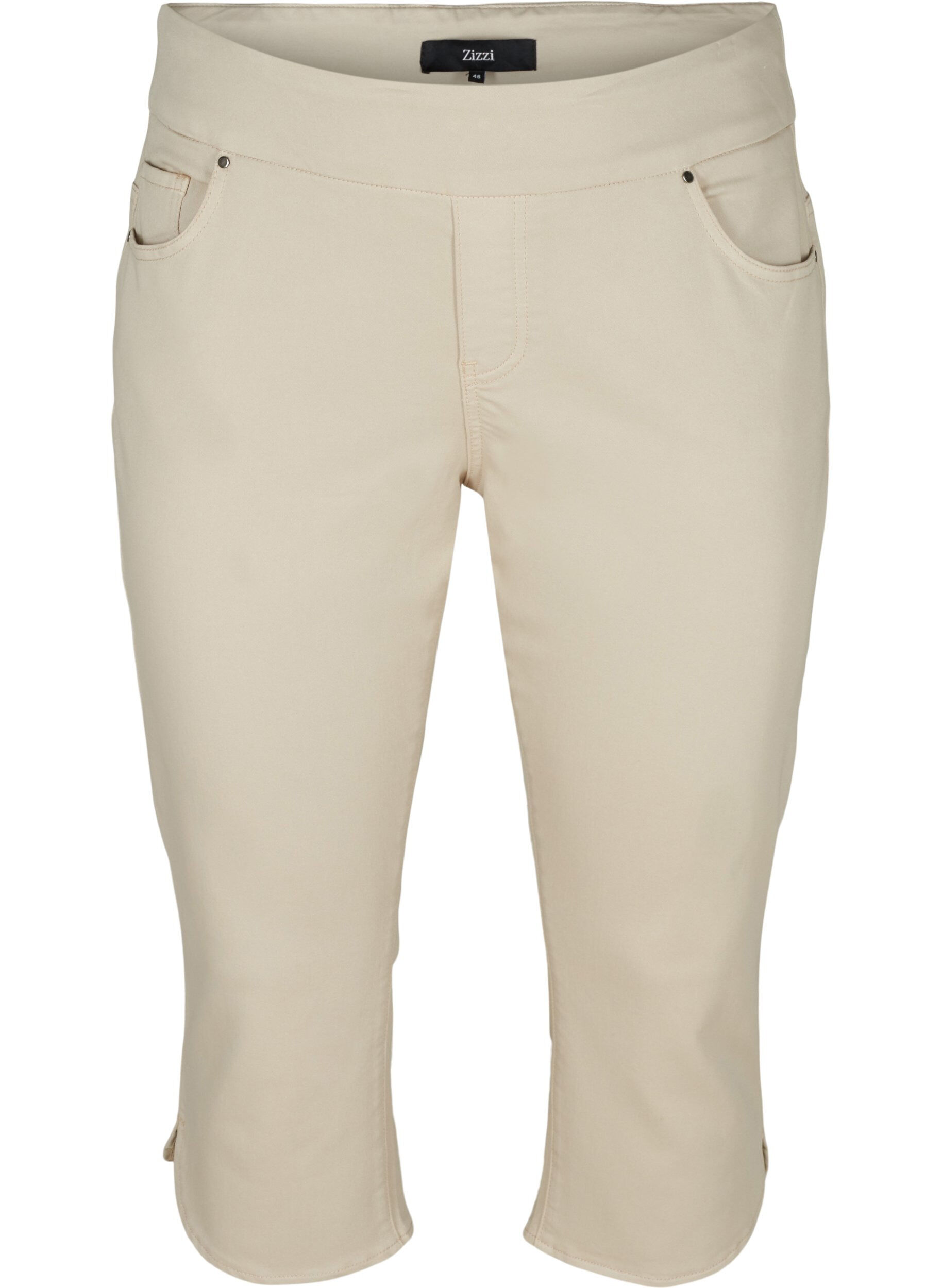 Zizzi T&aelig;tsiddende knickers i bomuldsmix, Rainy Day, Packshot image number 0