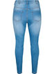 Jeggings med baglommer, Blue denim, Packshot image number 1