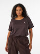 T-shirt med motiv, Brun, Model image number 0