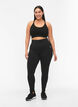 Seamless sports bh i ribkvalitet, Black, Model image number 3