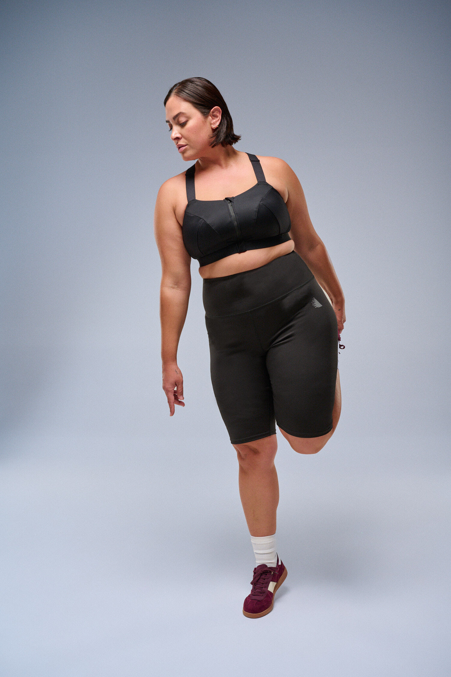 Zizzi Sports-bh med h&oslash;j st&oslash;tte, , Model