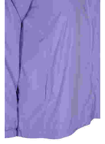 Kort jakke med hætte og justerbar bund, Paisley Purple, Packshot image number 3