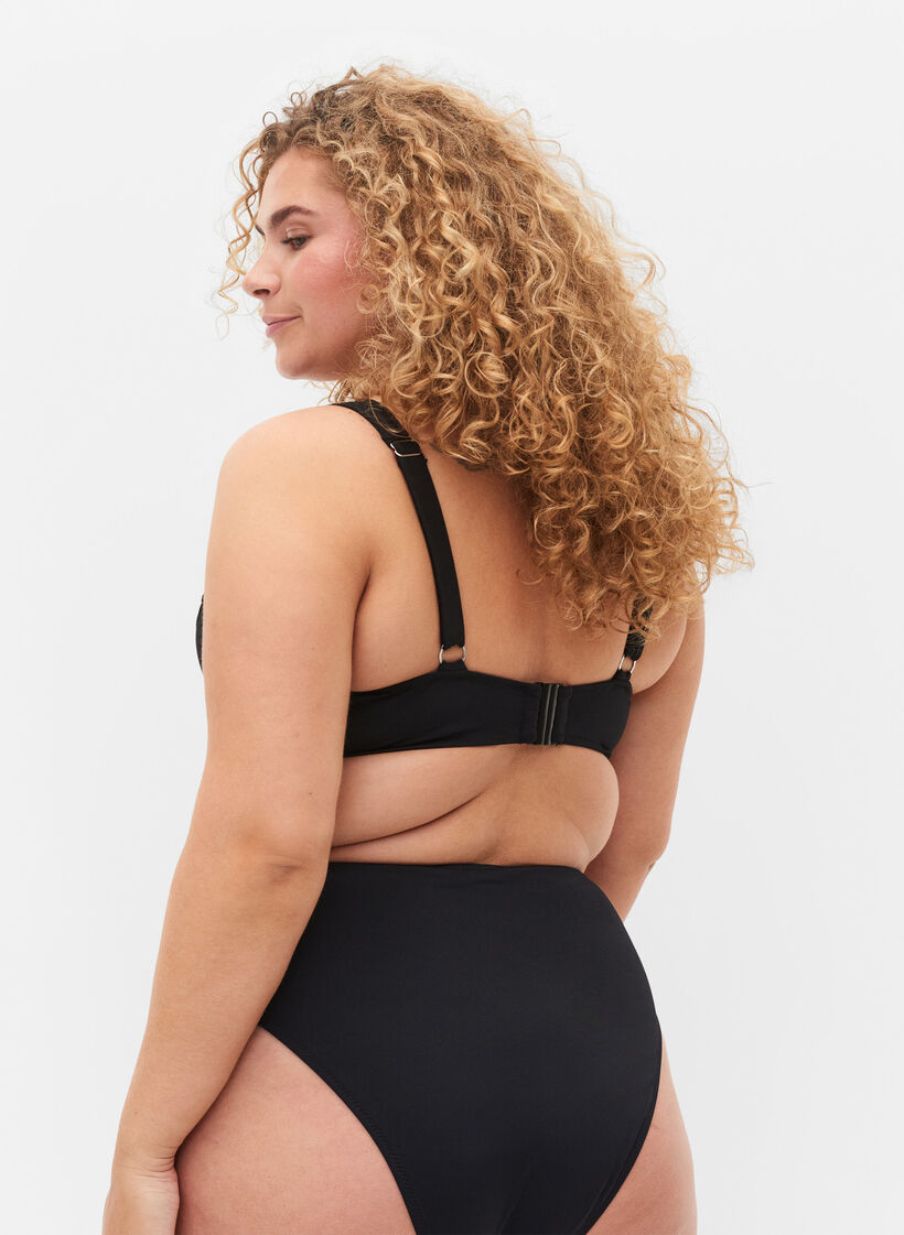 Bikini bh med bøjle, Black, Model image number 1