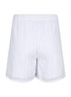 Shorts med strukturmønster, Bright White, Packshot image number 1