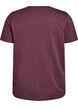 Basis t-shirt i bomuld med rund hals , M&oslash;rk Bordeaux, Packshot image number 1
