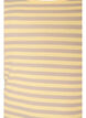 Stribet tanktop med ribstruktur, Gul, Packshot image number 2