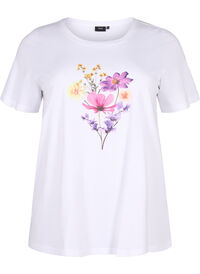 T-shirts med blomster motiv