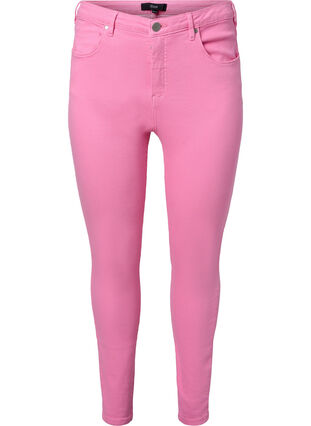 Super slim fit Amy jeans med høj talje, Rosebloom, Packshot image number 0