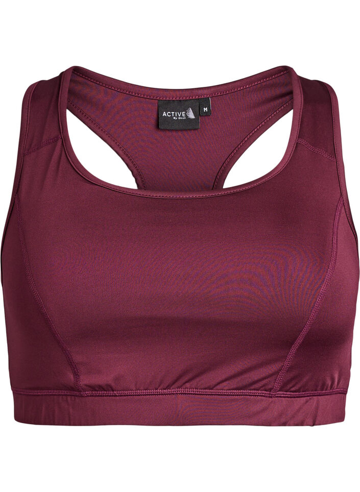 Sports-bh med racerback, R&oslash;d, Packshot image number 0