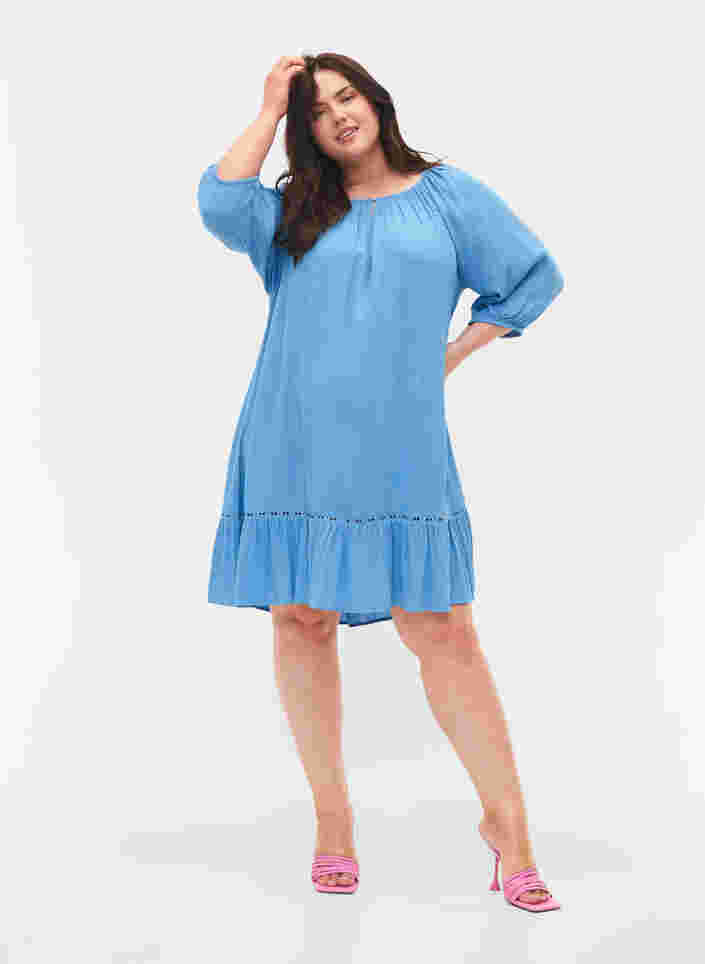 Viskose kjole med 3/4 ærmer , Pacific Coast, Model image number 3