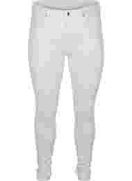 Super slim Amy jeans med høj talje, Bright White, Packshot