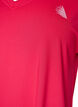 L&oslash;s tr&aelig;nings t-shirt med v-hals, Lyser&oslash;d, Packshot image number 2