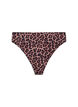 Leopard bikini g-streng, Brun, Packshot image number 0