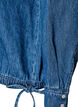 Denimbluse med ballonpasform, Bl&aring;, Packshot image number 3