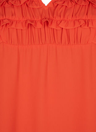 Langærmet kjole med flæser , Orange.com, Packshot image number 2