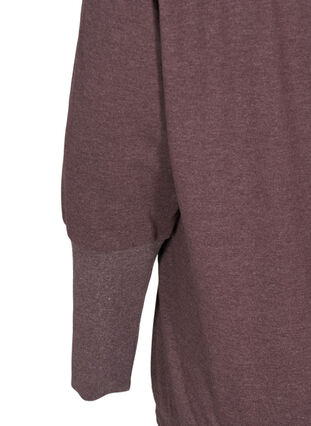 Sweatshirt med justerbar bund, Fudge Mel. , Packshot image number 3