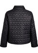 Let vatteret jakke med dekorativ quiltning, Sort, Packshot image number 1