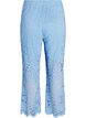 Blondebukser med h&oslash;j talje og lige ben, Bl&aring;, Packshot image number 1