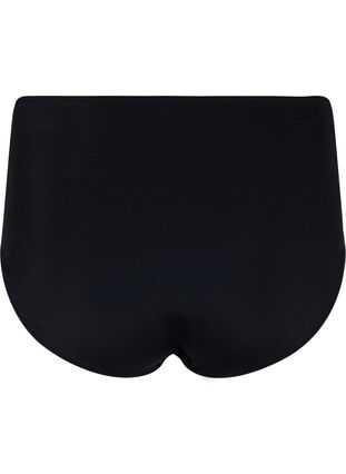 Bikini trusse med høj talje og snøre, Black, Packshot image number 1