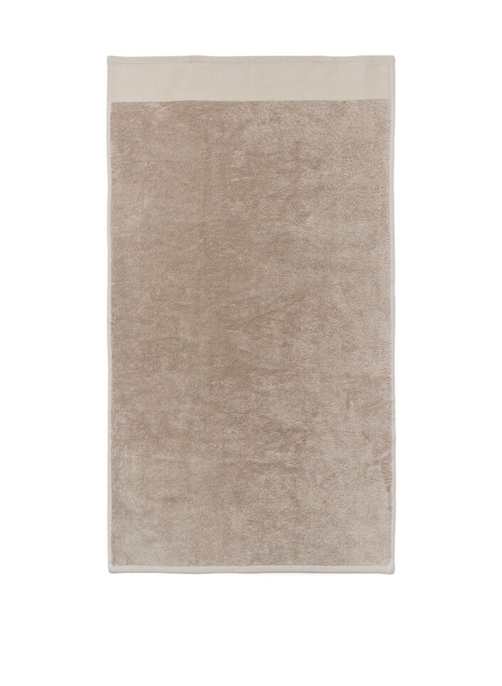 Håndklæde i bomuldsfrotté, Aluminum, Packshot image number 1