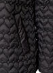 Let vatteret jakke med dekorativ quiltning, Sort, Packshot image number 3