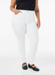 Amy jeans med h&oslash;j talje og super slim fit, Hvid, Model image number 2