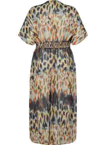 Strand kimono med print, Abstract Leopard, Packshot image number 1