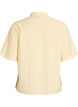 Stribet skjortebluse i l&oslash;s pasform, Gul, Packshot image number 1