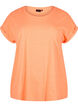 Neonfarvet t-shirt i bomuld, Orange, Packshot image number 0