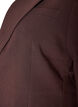 Klassisk blazer med enkel knaplukning, Brun, Packshot image number 4
