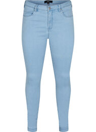 Super slim Amy jeans med h&oslash;j talje, Ex Lt Blue