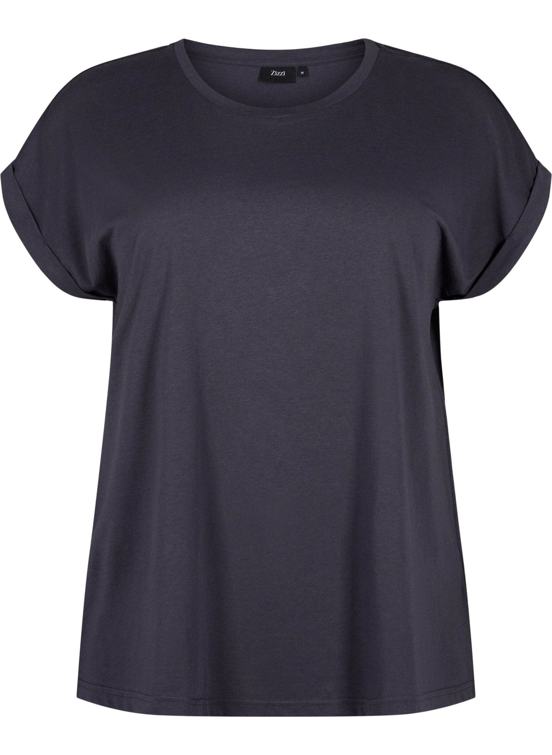 Kort&aelig;rmet t-shirt i bomuldsblanding