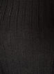 Jerseybluse med ribstruktur og lange &aelig;rmer , Sort, Packshot image number 2