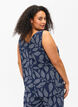 Printet top med v-hals , Navy B. w. Dot Leaf, Model image number 1