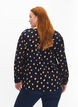 FLASH - Langærmet bluse med print, Blue Double Dot, Model image number 1