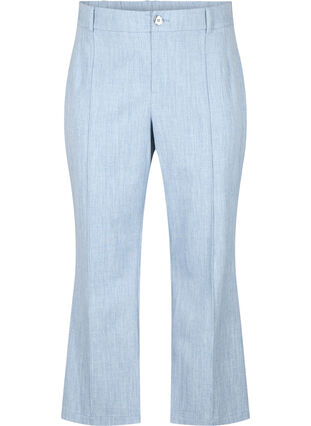 Melerede bukser med elastik og knaplukning, Infinity , Packshot image number 0