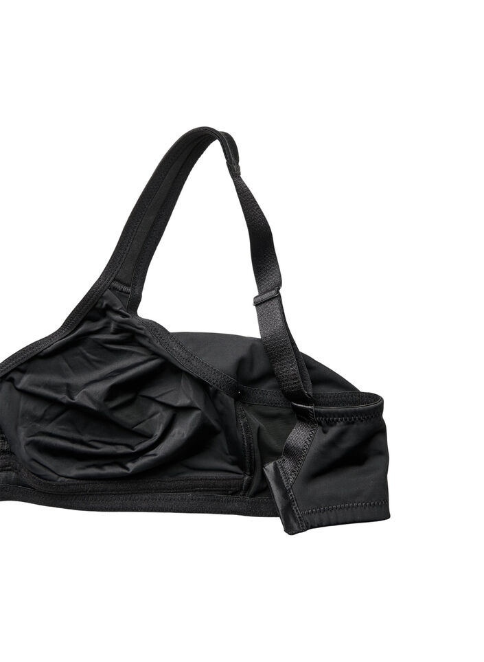 Komfort-bh med polstrede stropper, Sort, Packshot