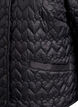 Let vatteret jakke med dekorativ quiltning, Sort, Packshot image number 3