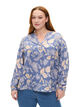 FLASH - Langærmet bluse med print, Delft AOP, Model image number 0