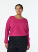 Basis jerseybluse med lange &aelig;rmer, Lyser&oslash;d, Model image number 0