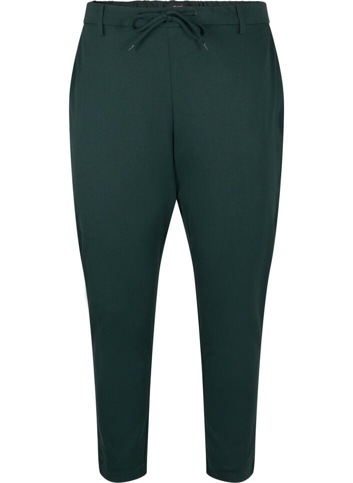 Cropped Maddison bukser, Gr&oslash;n, Packshot image number 0