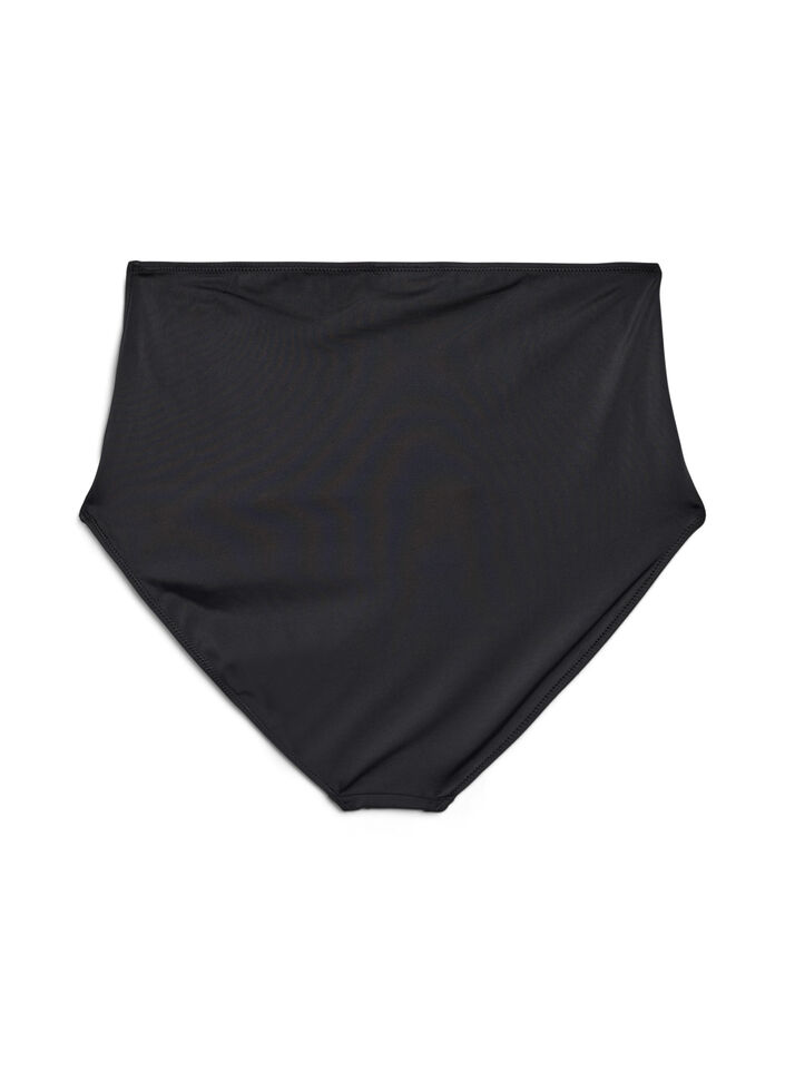 Bikini underdel med h&oslash;j talje, Sort, Packshot image number 1