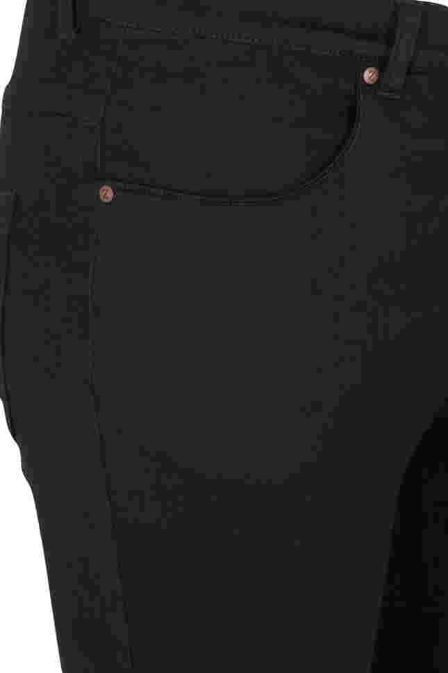 Super slim Amy jeans med høj talje, Black, Packshot image number 2