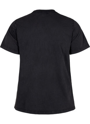 T-shirt i økologisk bomuld med ørne motiv, Grey Free Souls, Packshot image number 1