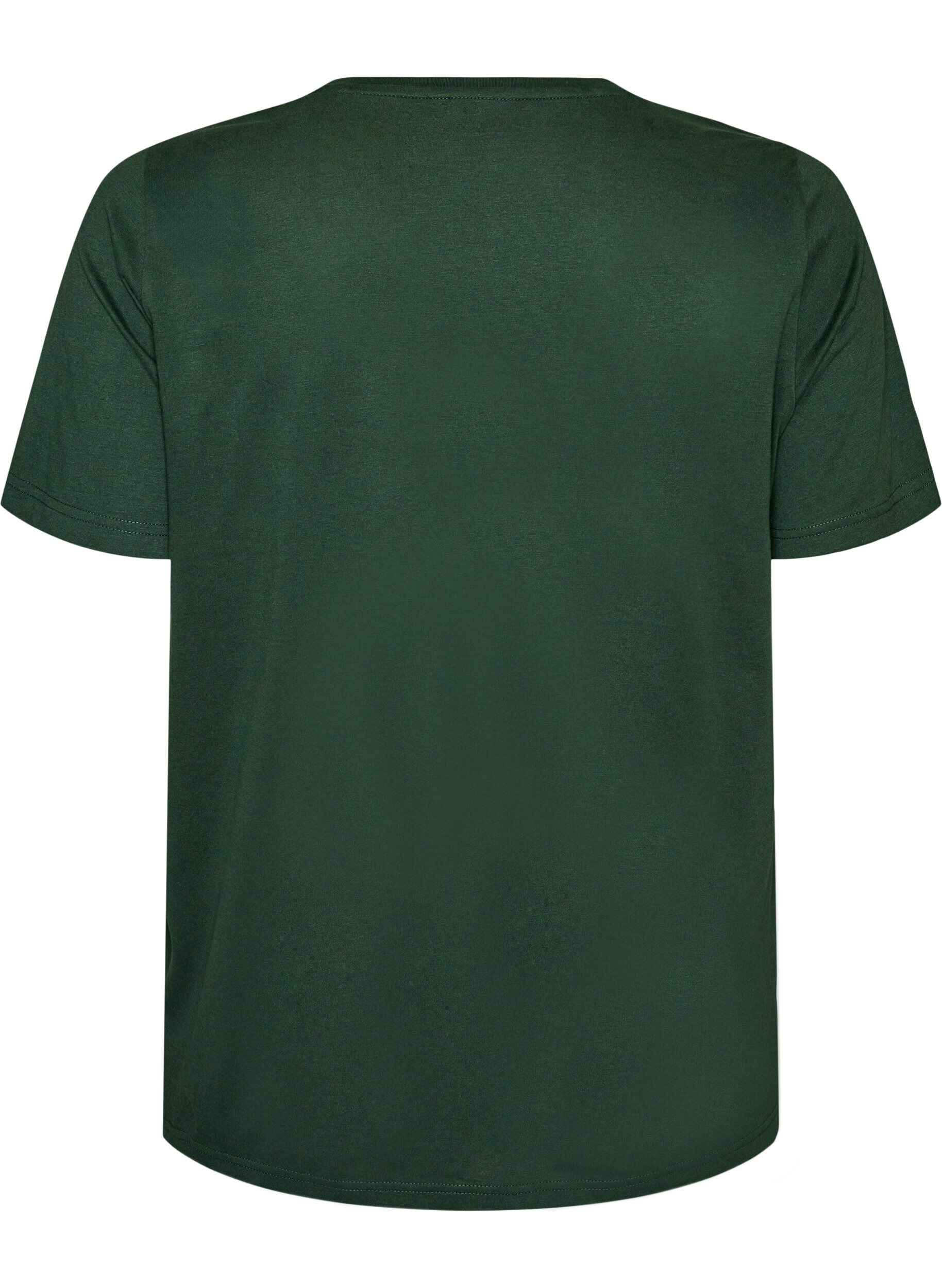 ZizziT-shirt med motiv, Gr&oslash;n, Packshot image number 1