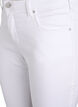 Slim fit Emily jeans med regul&aelig;r talje, Hvid, Packshot image number 2